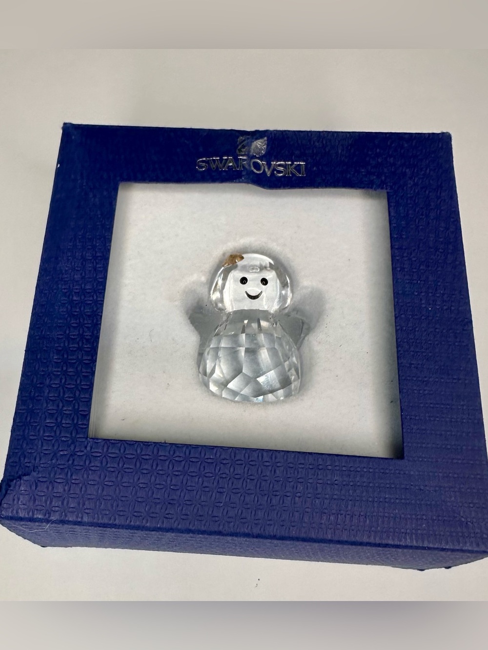 Swarovski Rocking Angel Crystal Figurine 1054572 Retired 2010 Boxed